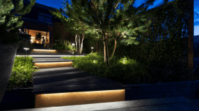 Stairs outdoor lights